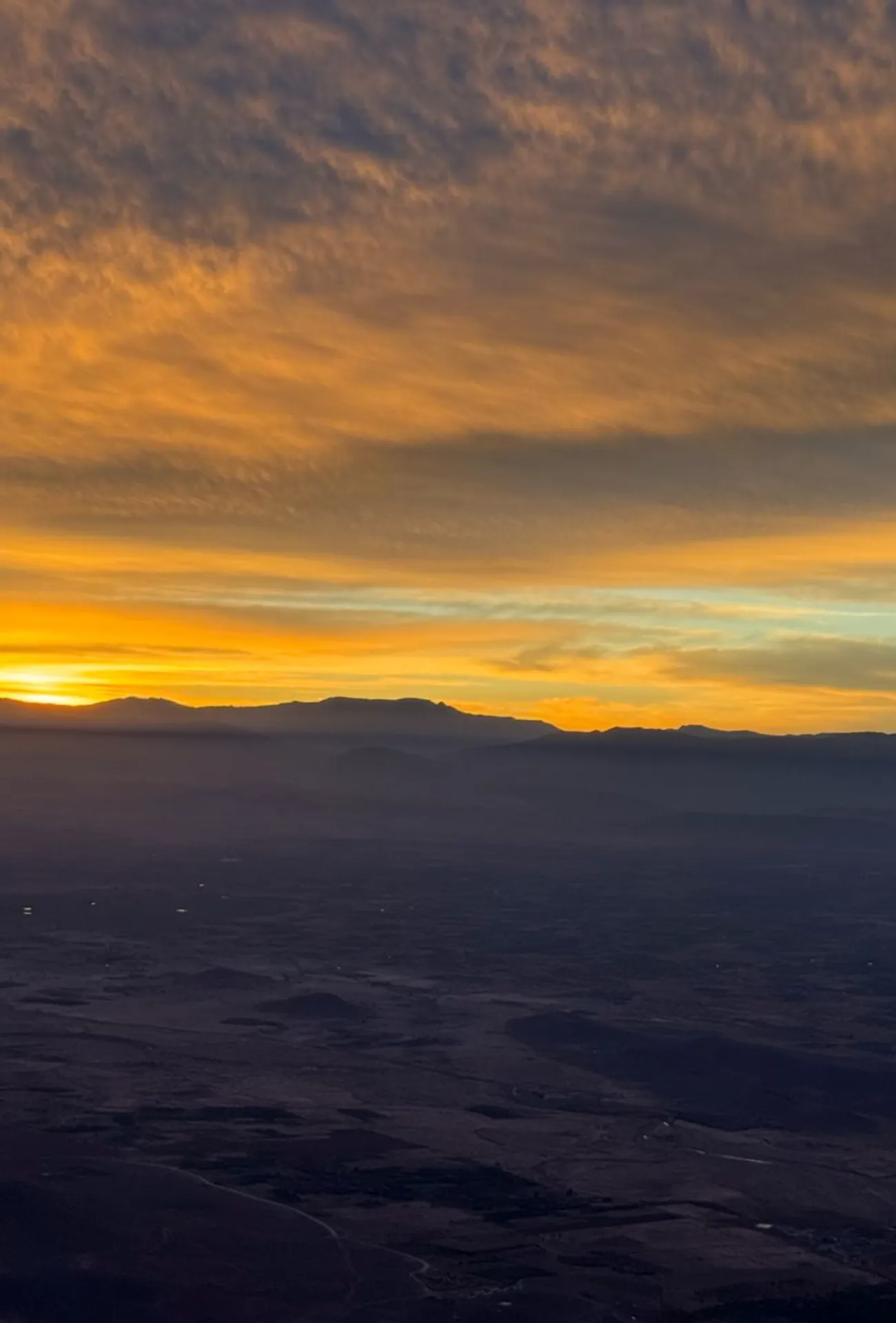 balloon sunset
