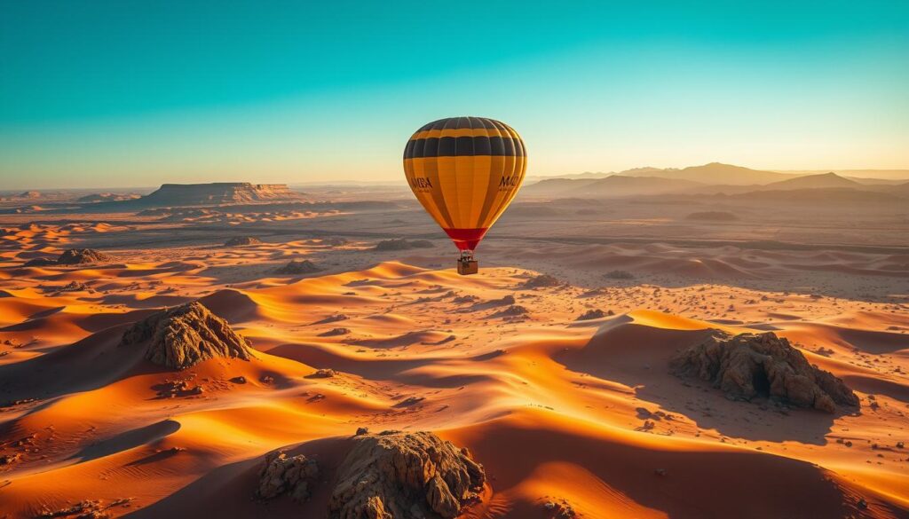 agafay desert hot air balloon