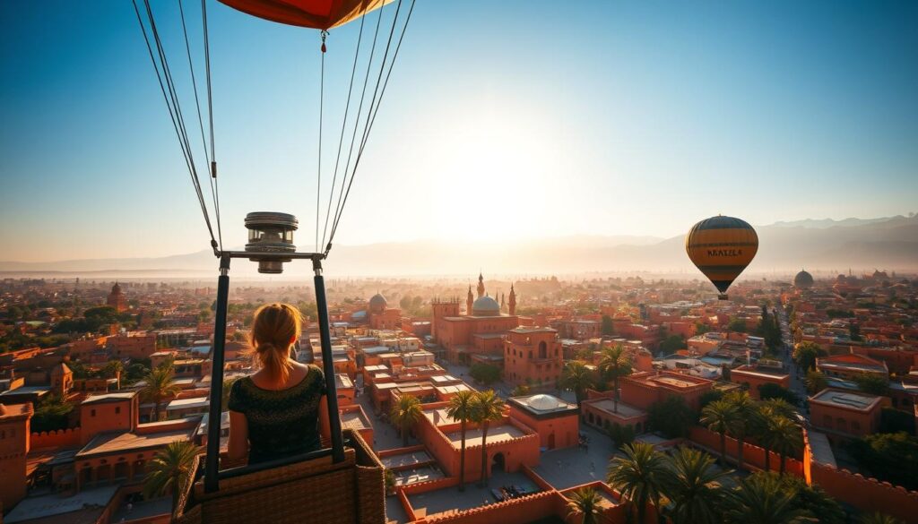 hot air balloon ride marrakech