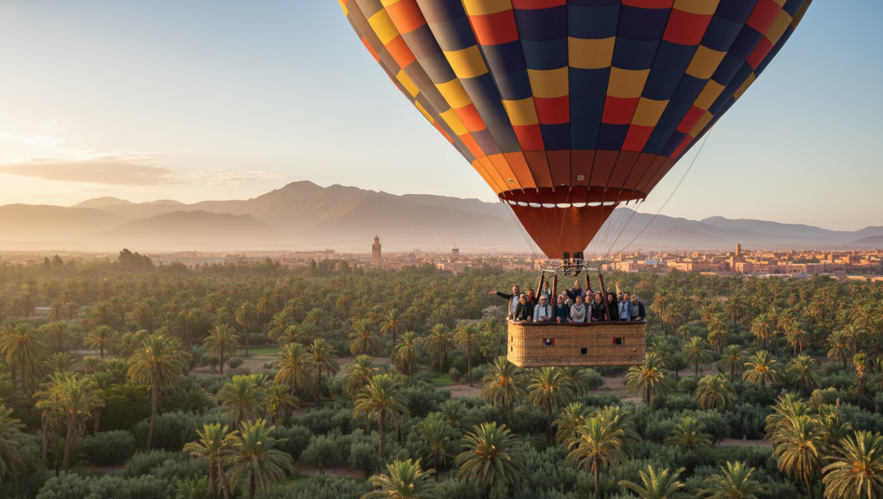 Hot air balloon Marrakech safety