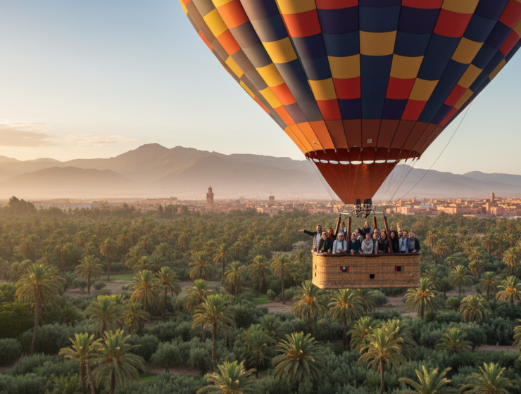 Hot air balloon Marrakech safety