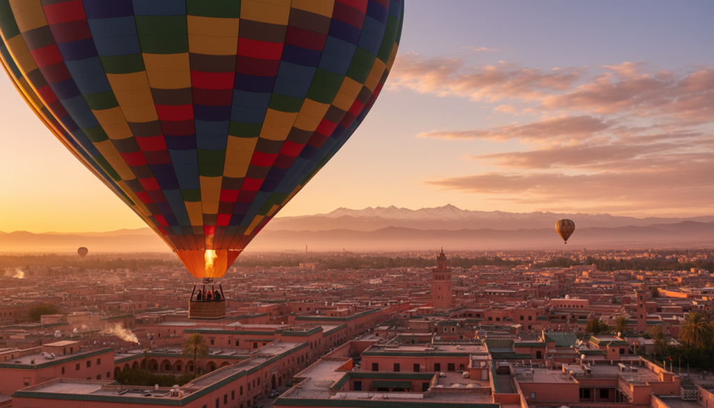 Hot air balloon Marrakech sunrise tour