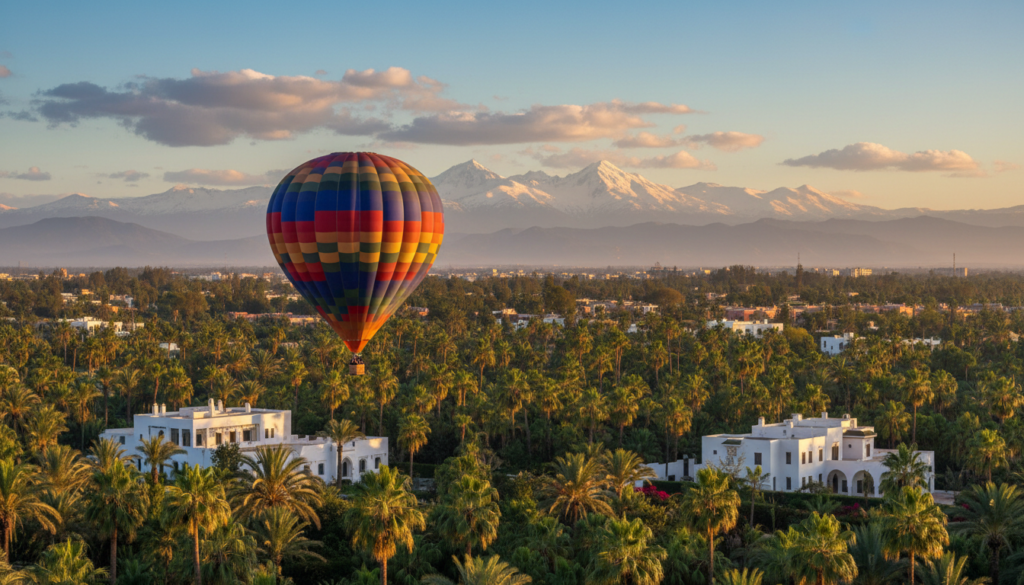 Hot air balloon Palmeraie Marrakech