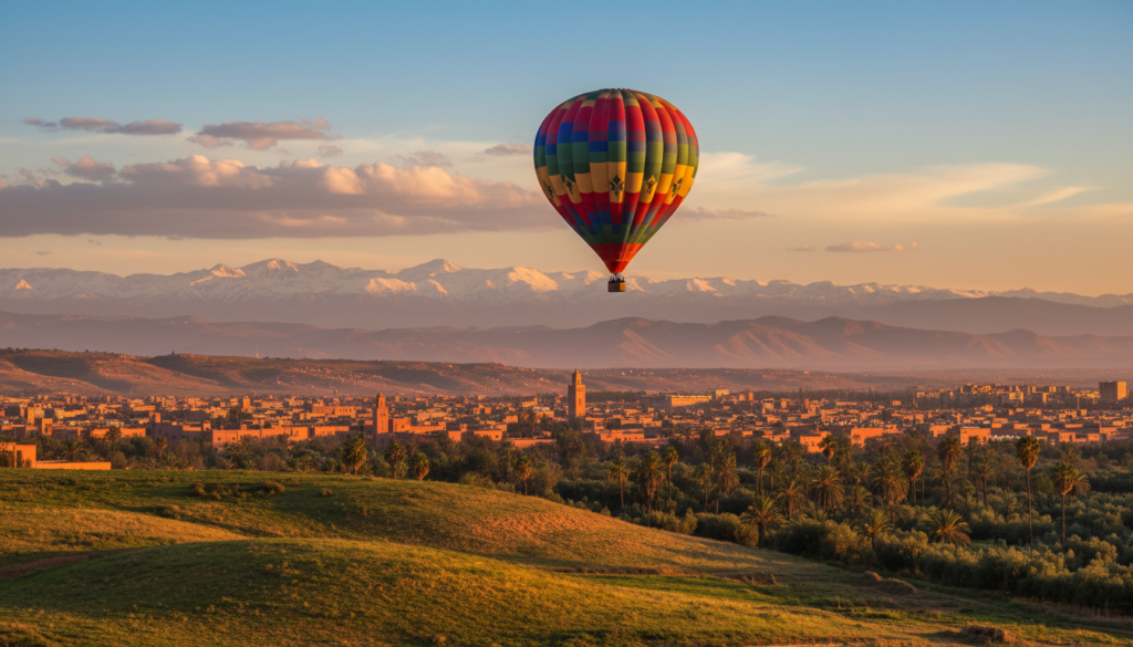 Hot air balloon experience Marrakech