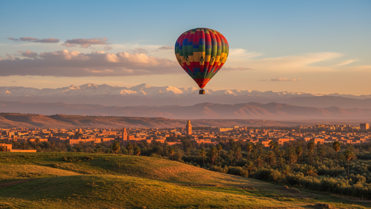 Hot air balloon experience Marrakech