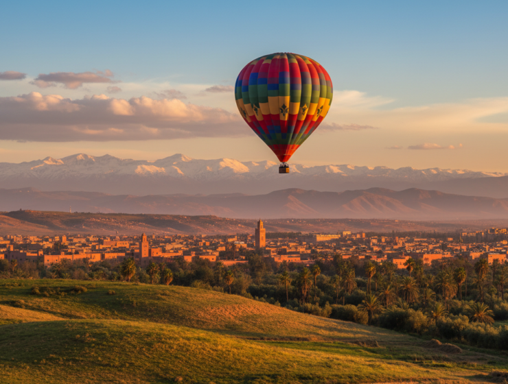 Hot air balloon experience Marrakech