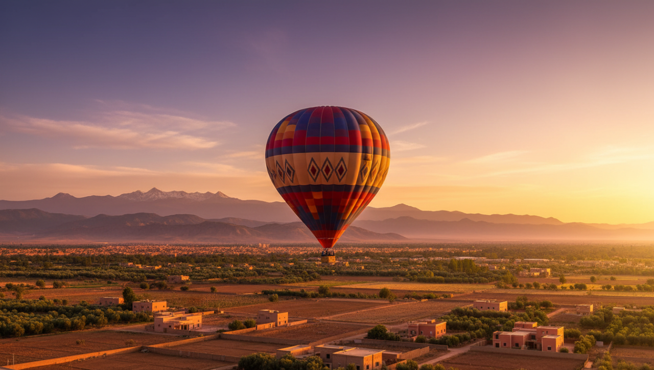 Hot air balloon ride Marrakech