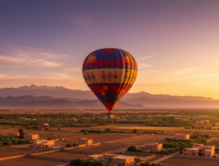 Hot air balloon ride Marrakech