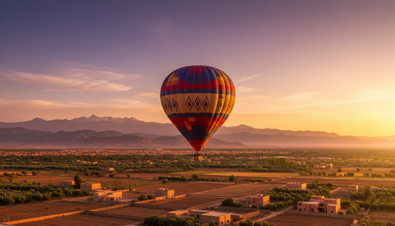 Hot air balloon ride Marrakech