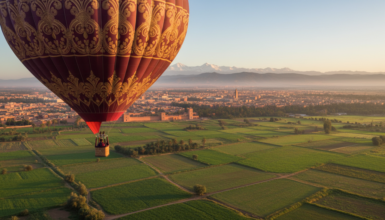 Luxury hot air balloon Marrakech
