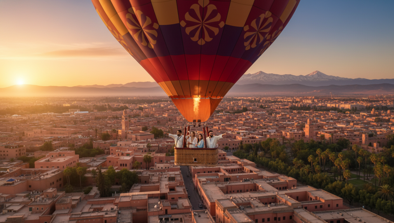 Marrakech balloon flight