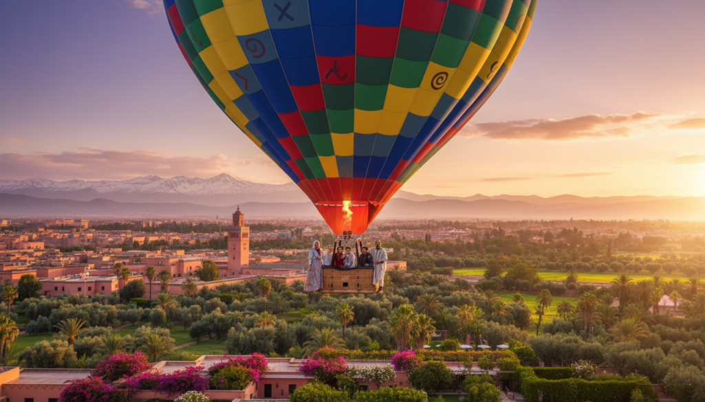 Marrakech hot air balloon tour