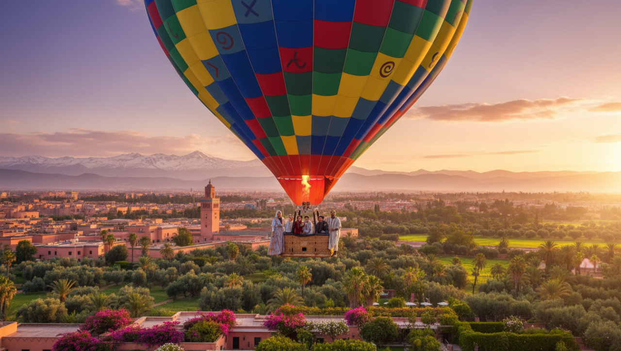 Marrakech hot air balloon tour
