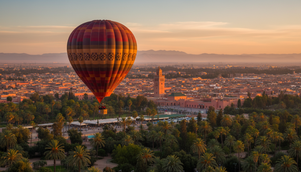 Private hot air balloon Marrakech