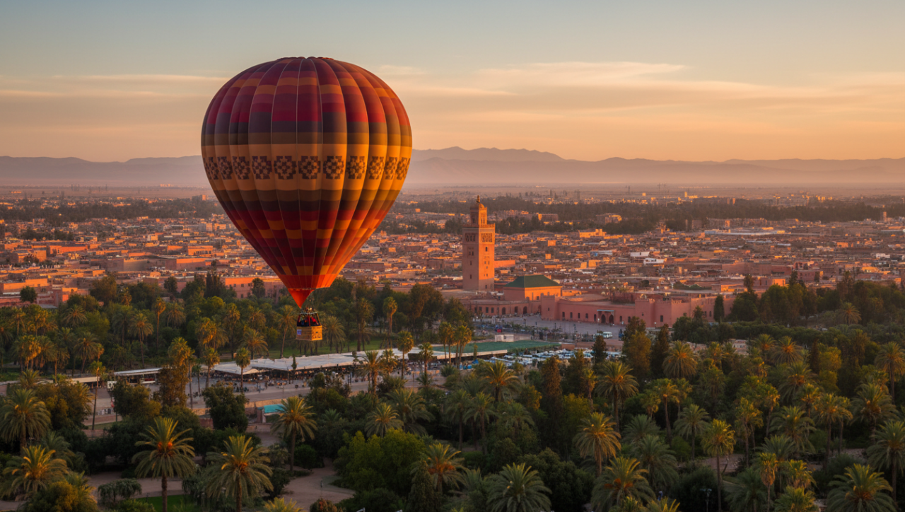Private hot air balloon Marrakech