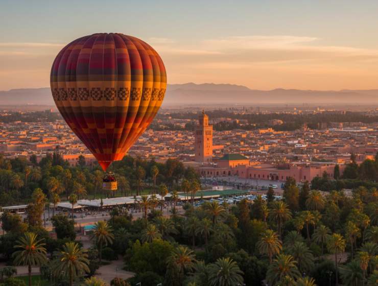 Private hot air balloon Marrakech