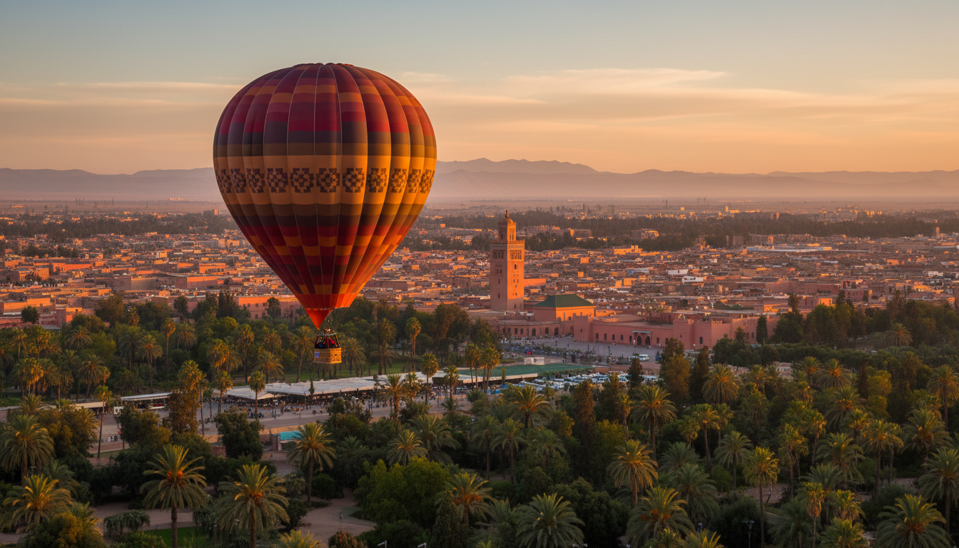Private hot air balloon Marrakech